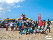 Pulizia della spiaggia di successo