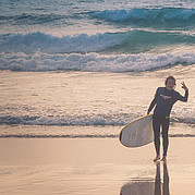 totalmente dipendente dal surf