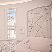 [Translate to Italiano:] Surf Villa La Pared, Bad im Appartement