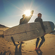 Durante l'ingresso in acqua