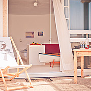 [Translate to Italiano:] Terrasse im Studio von La Pared