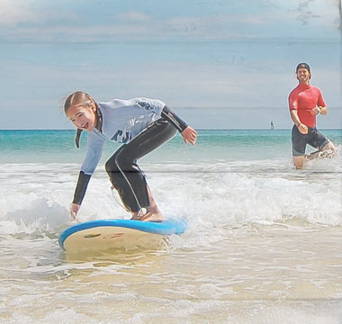 Corso di surf per bambini a Fuerteventura
